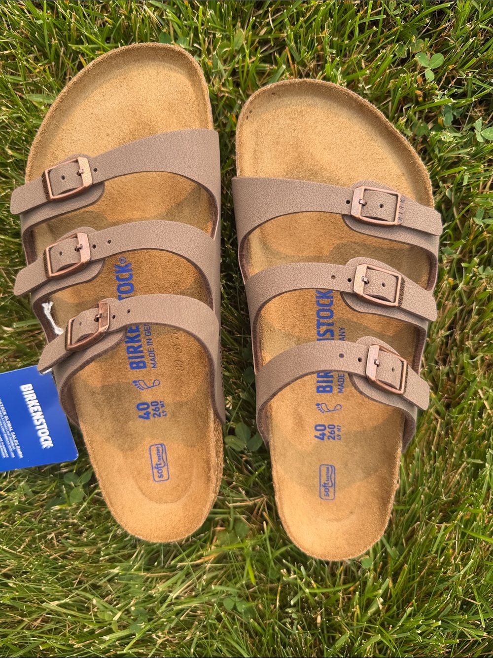 Birkenstock Florida soft footbed three-Strap Sandals